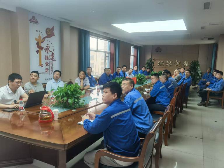 众联公司环保管家团队组织开展烘熔钢铁环保绩效A级复核演练专项工作